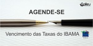 Agende-se - Taxas IBAMA