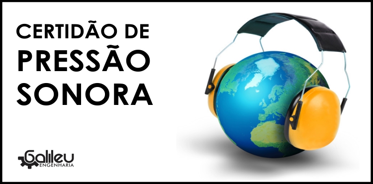 certidão de pressão sonora