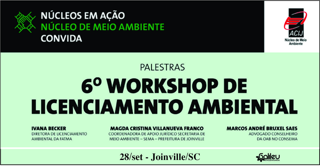 WorkShop de Licenciamento Ambiental em Joinville